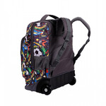 Mochila Elf C/carro 6457B Base Goma Gris Pelota 2Div